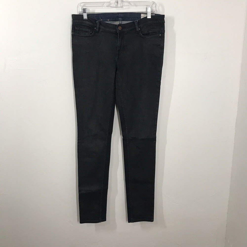 Allsaints Women's Huko Pipe Skinny Jeans Size 30X32 Dark Wash Blue Denim Stretch